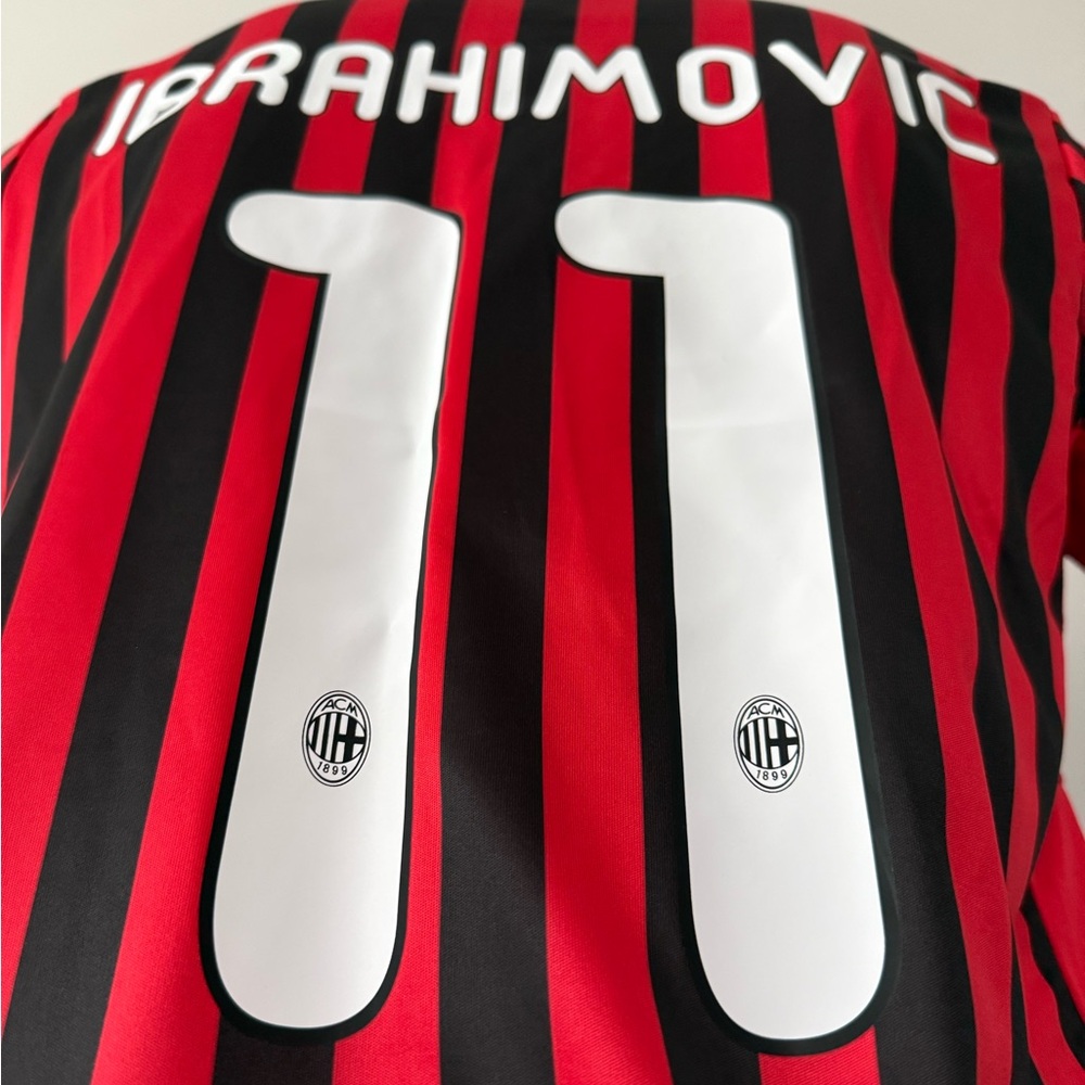 Zlatan Ibrahimovic AC Milan Champions League New Men Retro Adidas Soccer Jersey - Picture 11 of 11